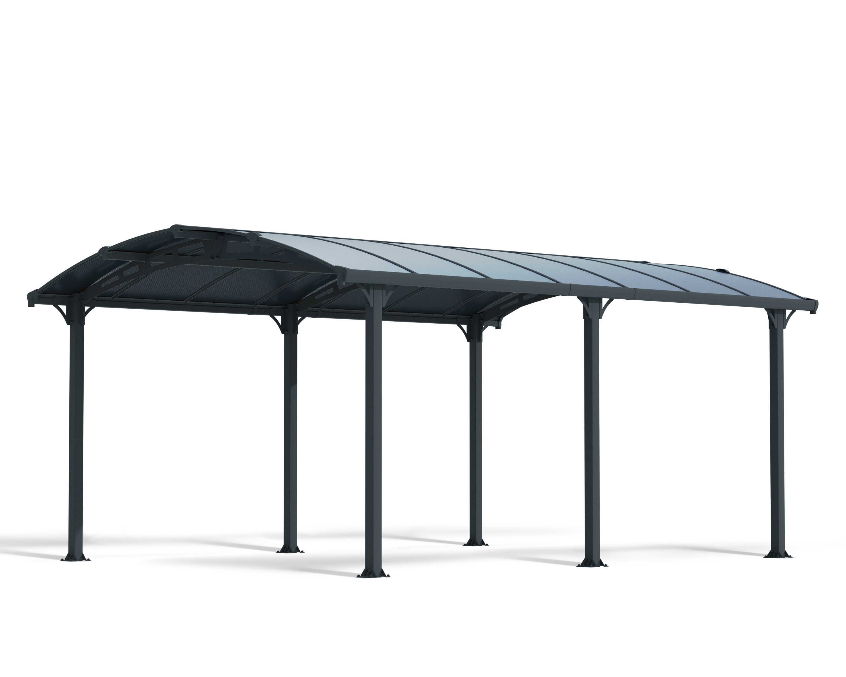 Canopia Tucson Aluminium-Pavillon 3,6 x 5 m grau 