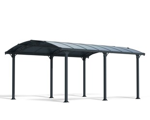 Canopia Tucson Aluminium-Pavillon 3,6 x 5 m grau 