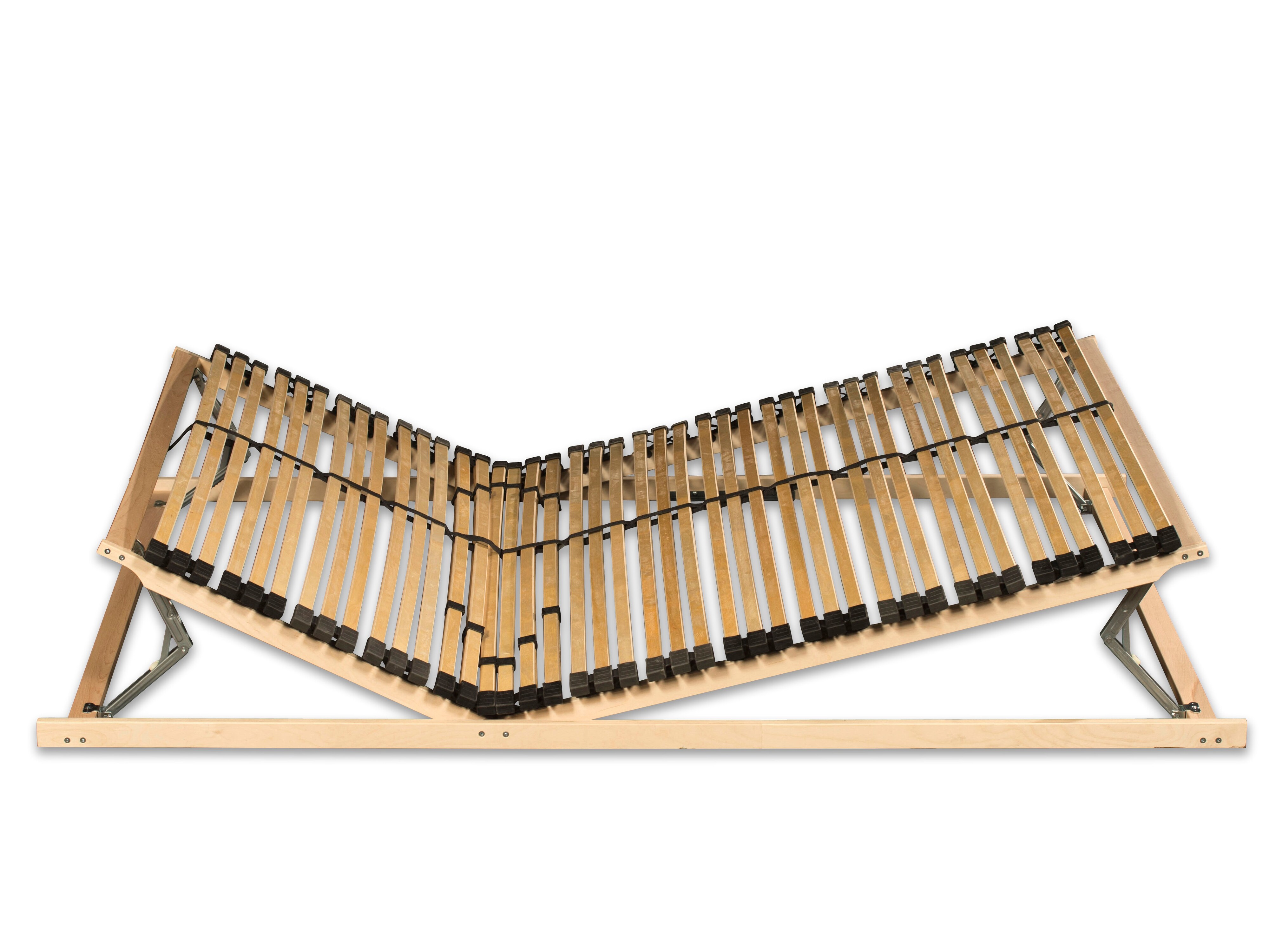 Coemo 7-Zonen Lattenrost PREMIUM Kopf-Fu&szlig;teil 90 x 200 cm verstellbar 