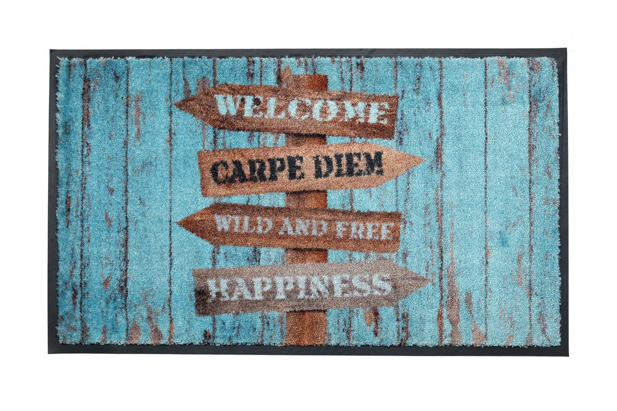 acerto Premium Fu&szlig;matte Schmutzfangmatte HIPPY SIGN 45x75cm 