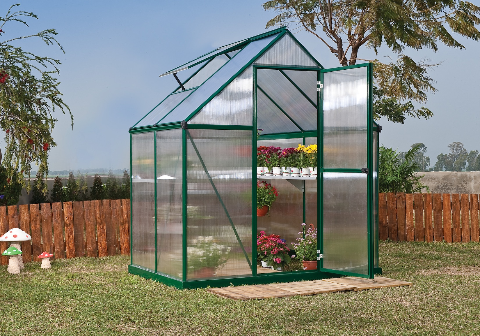 Serre de jardin 2. 3m² vert - palram - 701637