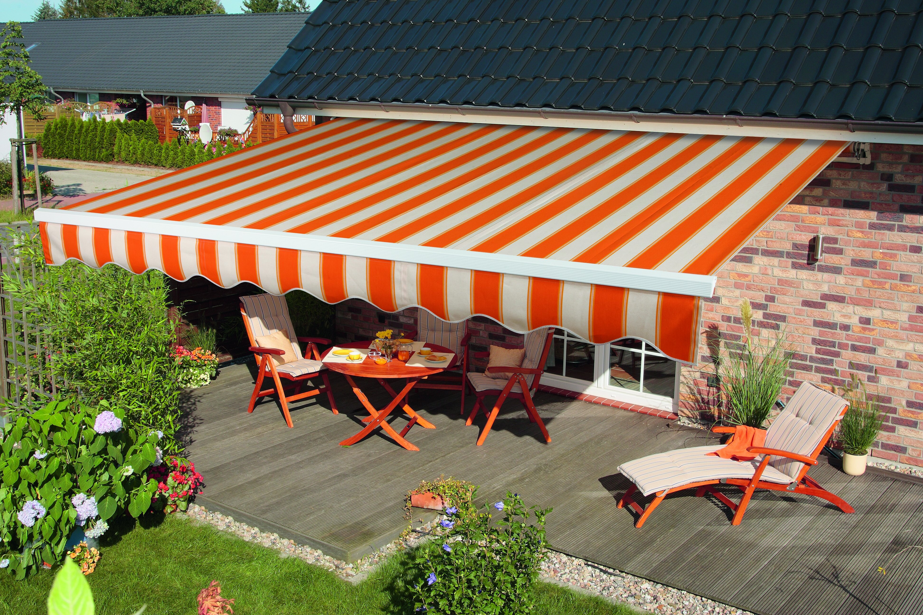 Spettmann Gelenkarmmarkise BASIS weiss 350x250 cm 