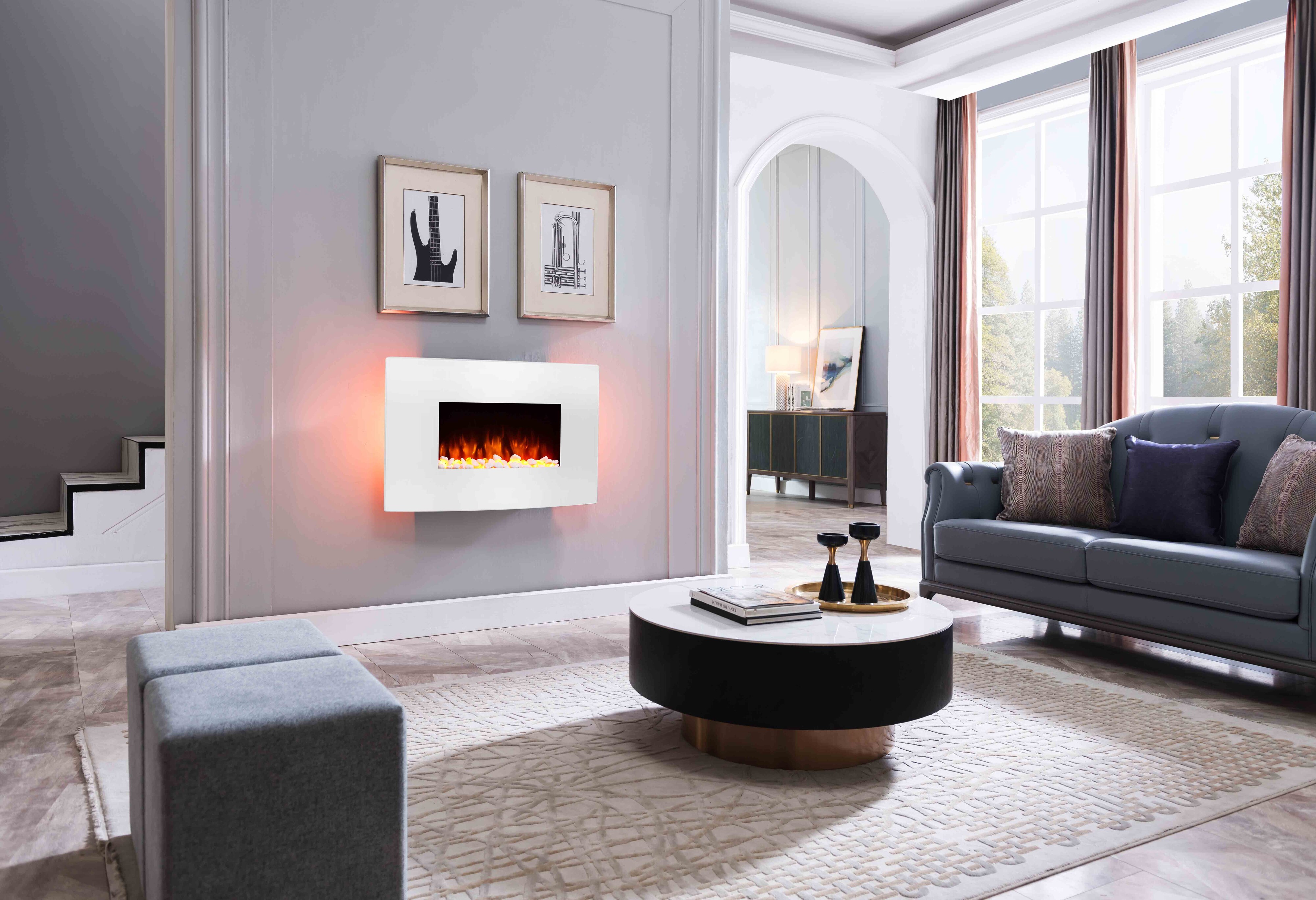 RICHEN Elektrokamin Enjo - Wandkamin 