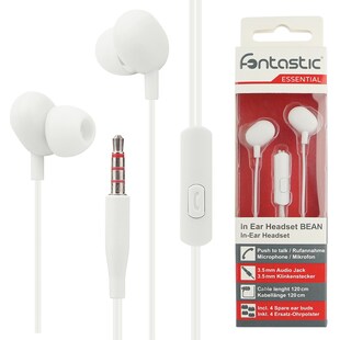 Fontastic In-Ear Headset "Beans" Weiß 