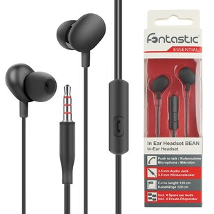 Fontastic In-Ear Headset "Beans" schwarz 