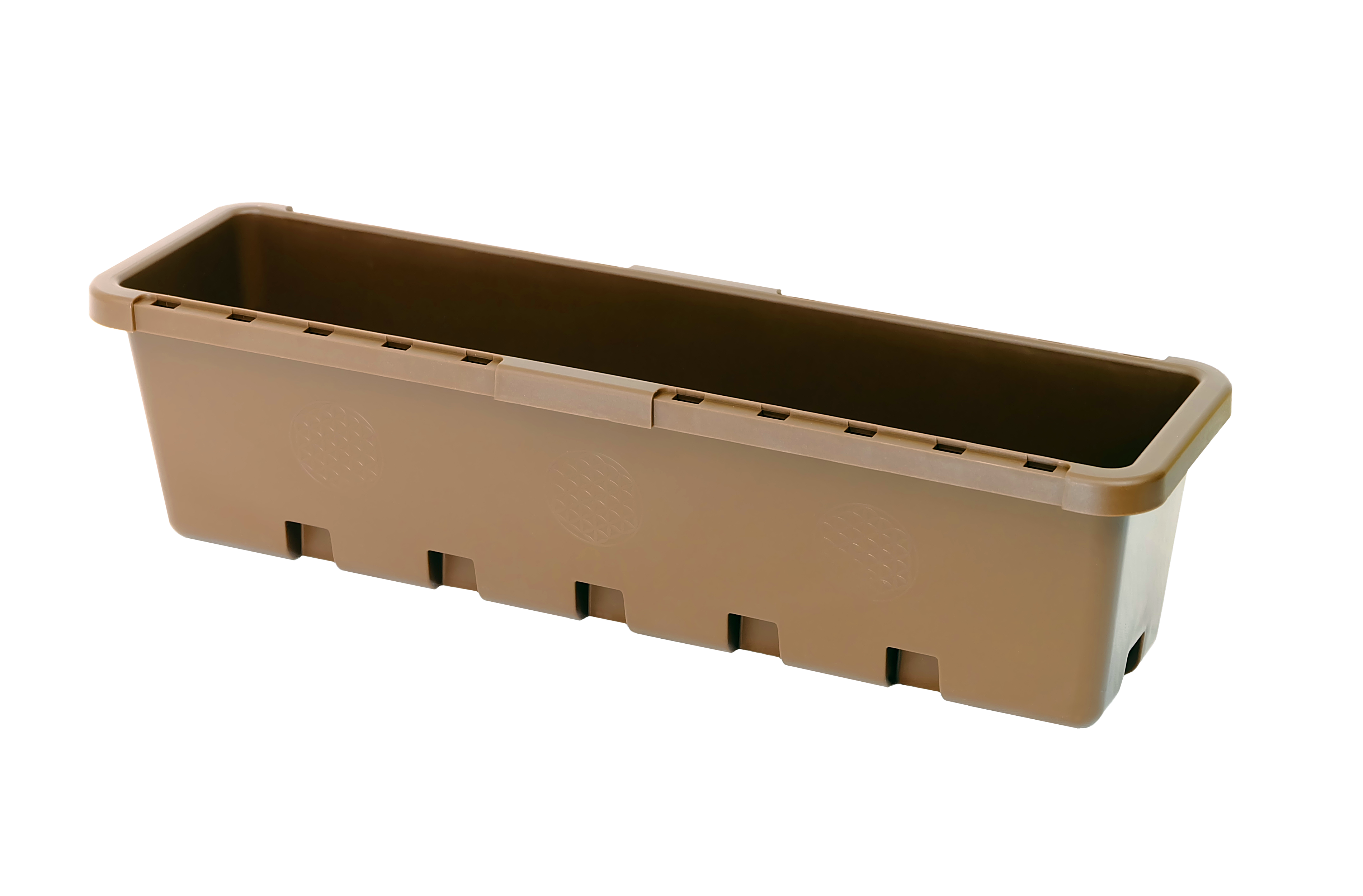 GreenLife Blumenkasten / Kr&auml;uterbox 10 St&uuml;ck, terrabraun, komplett 