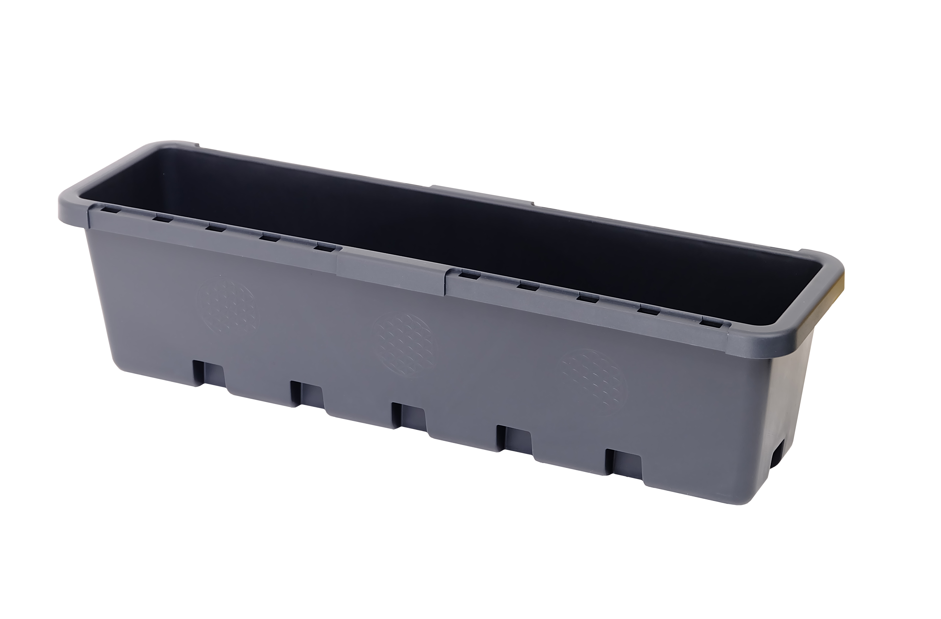 GreenLife Blumenkasten / Kr&auml;uterbox 5 St&uuml;ck, anthrazit, komplett 