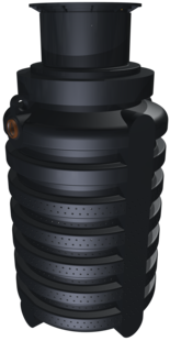 GreenLife Sickerschacht 2.000 l Gartenentwässerung Wassertank mit Sieb 