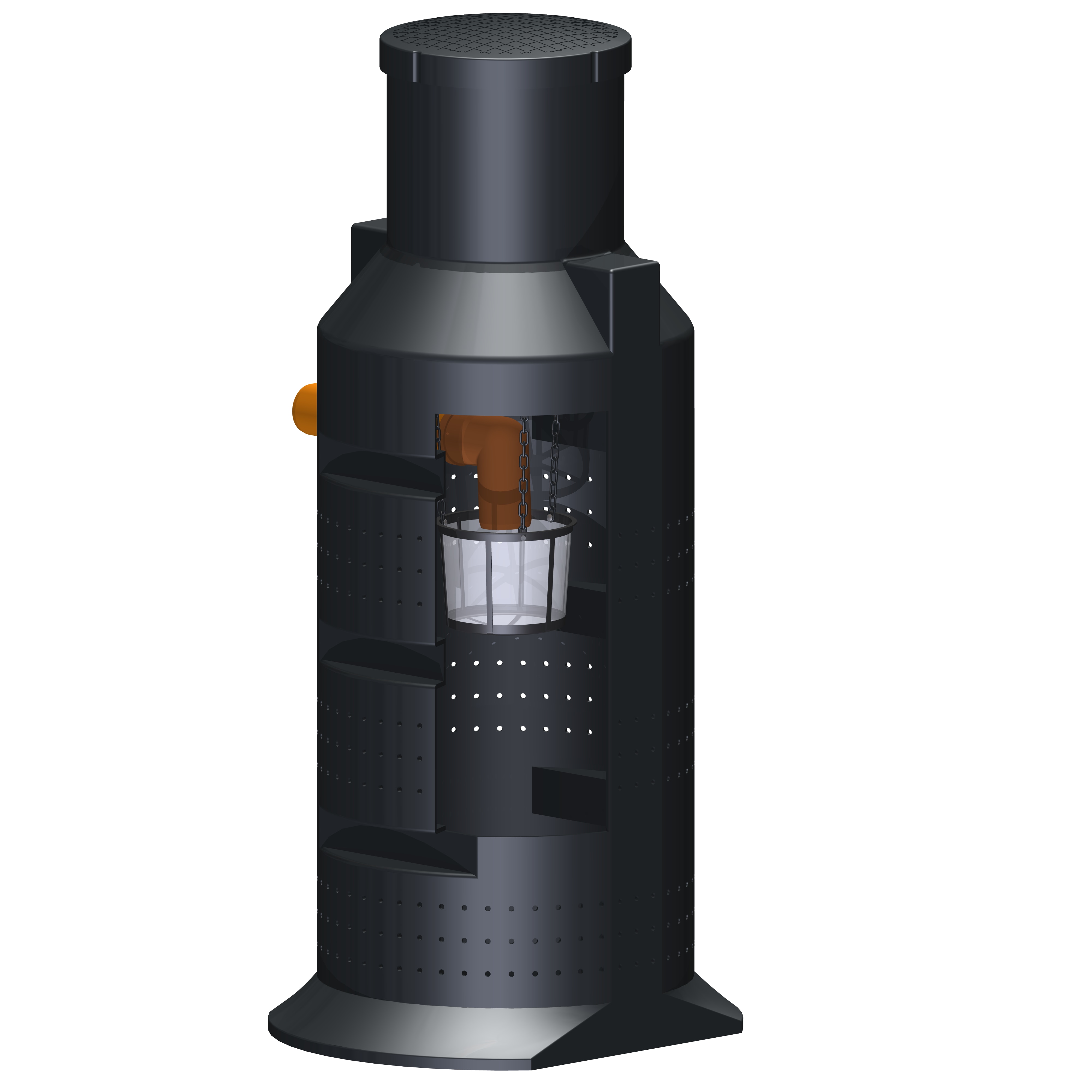 GreenLife Sickerschacht 900 l Sickerw&uuml;rfel Gartenentw&auml;sserung Regenabwasser 