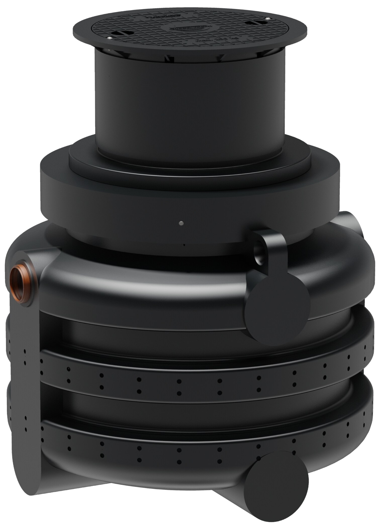 GreenLife Sickerschacht 1.000 l Gartenentw&auml;sserung  mit Sieb Ablauf 