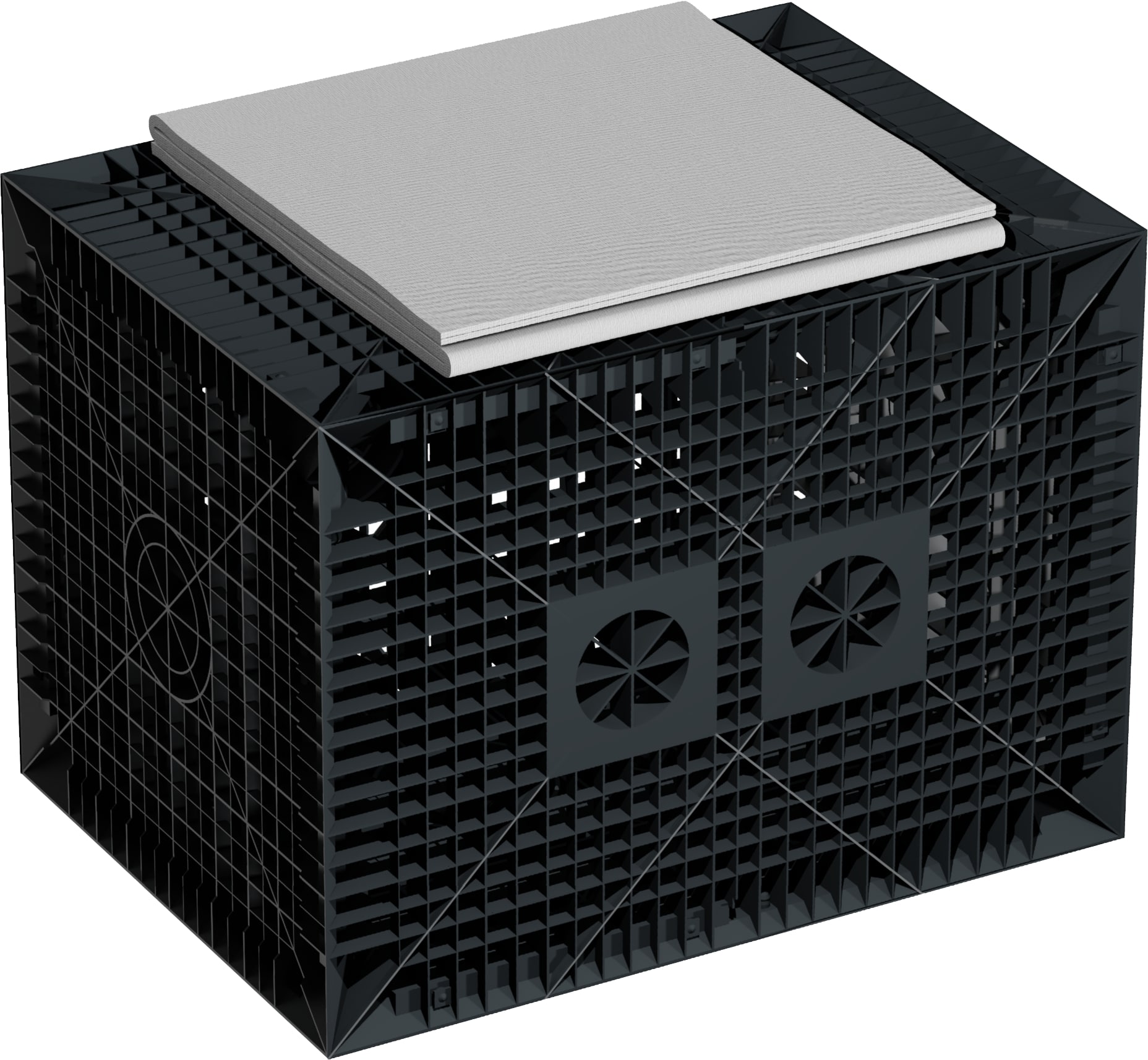 GreenLife Set Versickerung 280l Gartenentw&auml;sserung Sickerw&uuml;rfel 