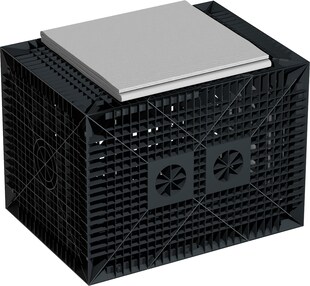 GreenLife Set Versickerung 280l Gartenentwässerung Sickerwürfel 