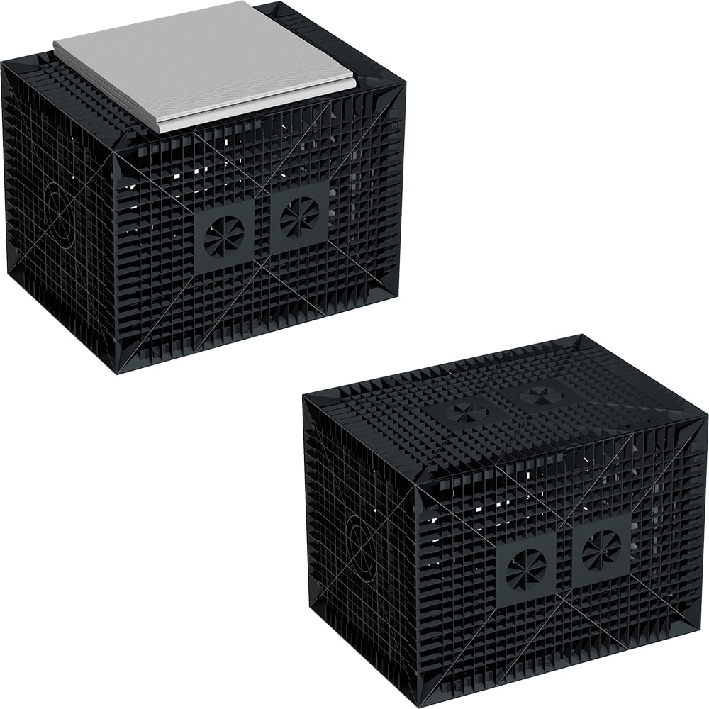 GreenLife Set Versickerung 560l Gartenentw&auml;sserung Sickerw&uuml;rfel 