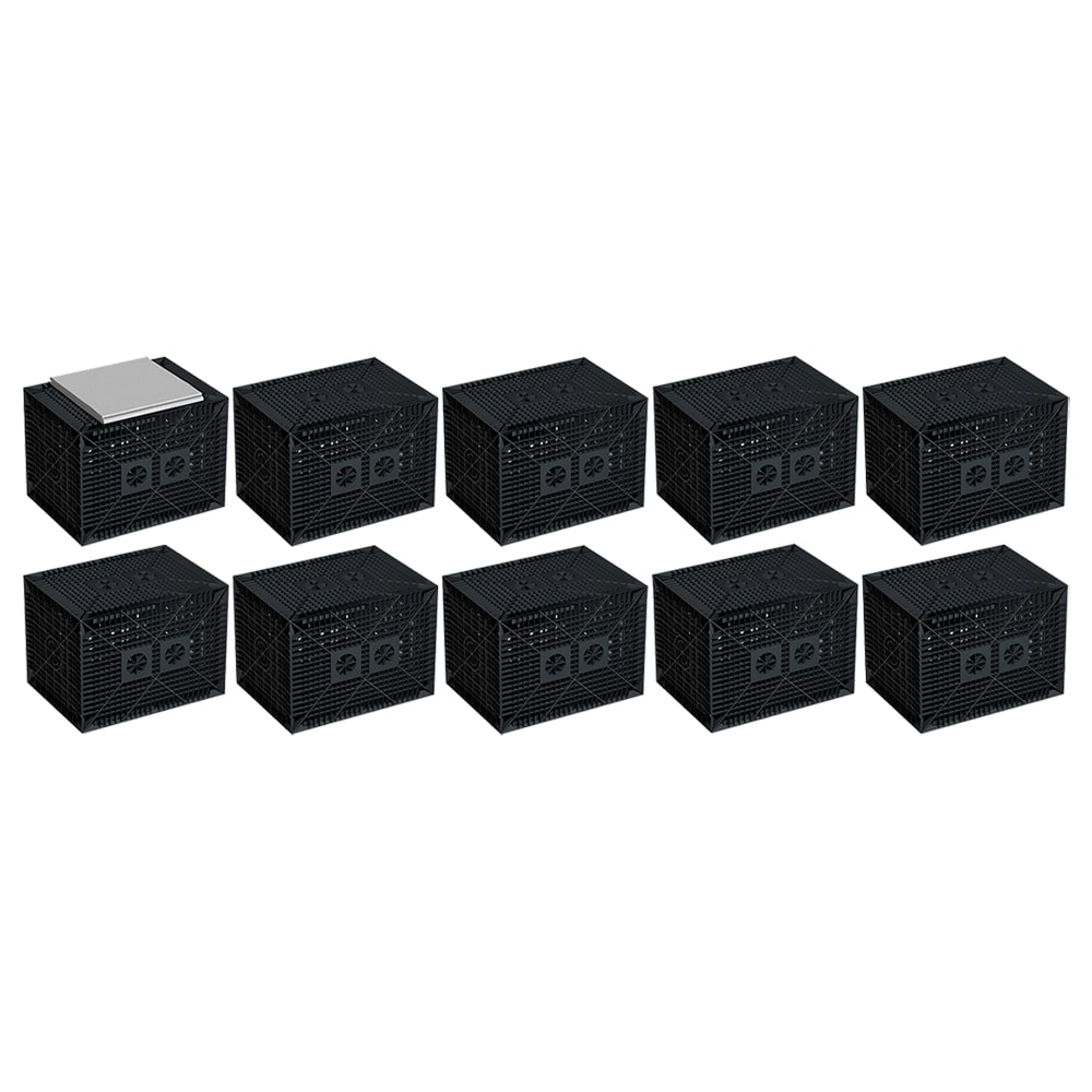 GreenLife Erweiterungsset Versickerung 2.800 l Sickerquader Gartenentw&auml;sserung 