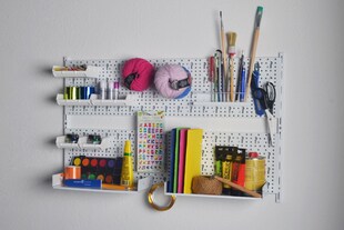 Element System Aufhänge-Set Werkzeugwand Regal-System Lochwand Werkstattordnung 