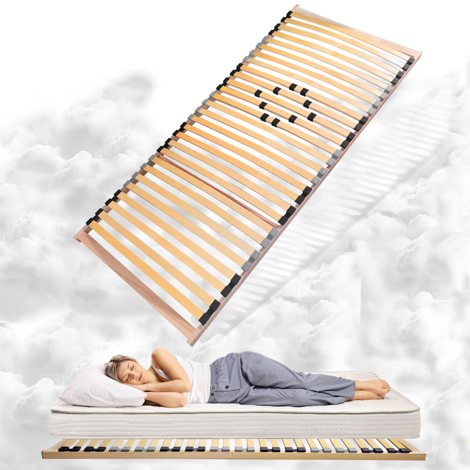 Coemo 7-Zonen-Lattenrost Basic, 90 x 200 cm 