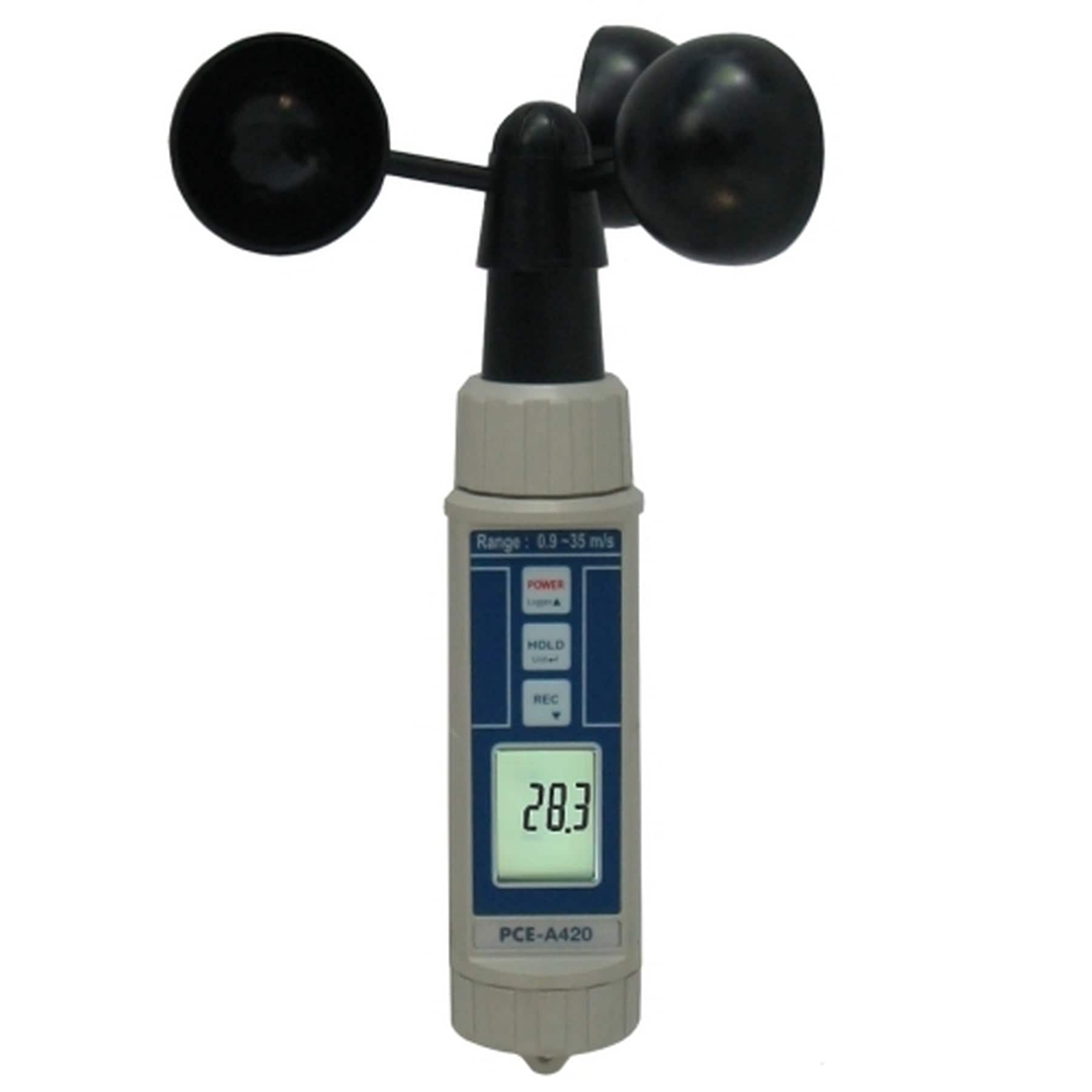 PCE Anemometer PCE-A420 Windmessger&auml;t Fl&uuml;gelradanemometer Schalenkreuz 