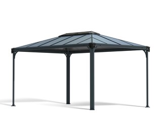Canopia Martinique Aluminium-Pavillon 3X4,3 m Grau 