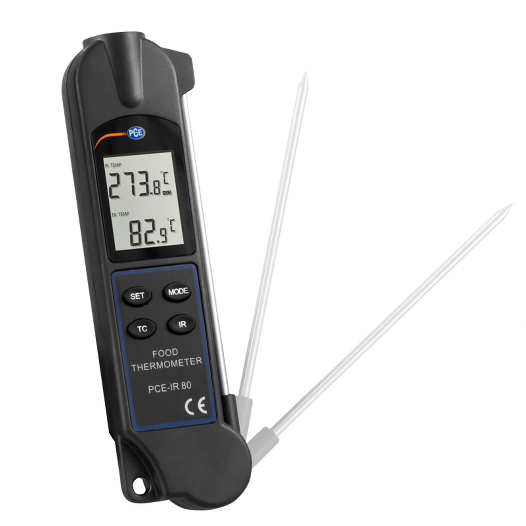 PCE Infrarotthermometer PCE-IR 80 Einstechthermometer Lebensmittelthermometer  zwei Messarten bis 330&deg;C 