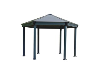 Palram - Canopia |Roma 4 X 3.6 Gartenpavillon, anthrazit, bronze 