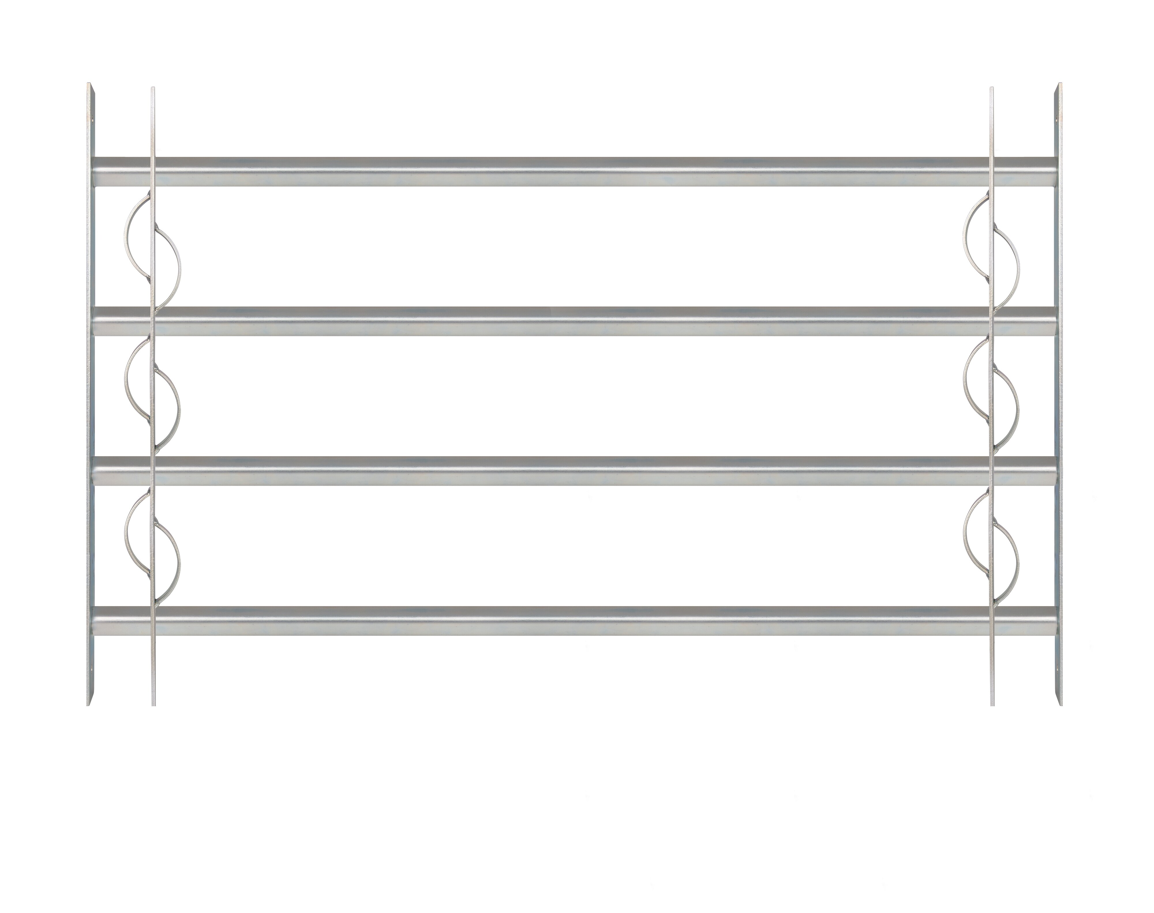 Alberts Fenstergitter Secorino Style 1000 - 1500&nbsp;x 600 mm Ausziehgitter 