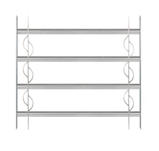 Alberts Fenstergitter Secorino Style 700 - 1050 x 600 mm Ausziehgitter 