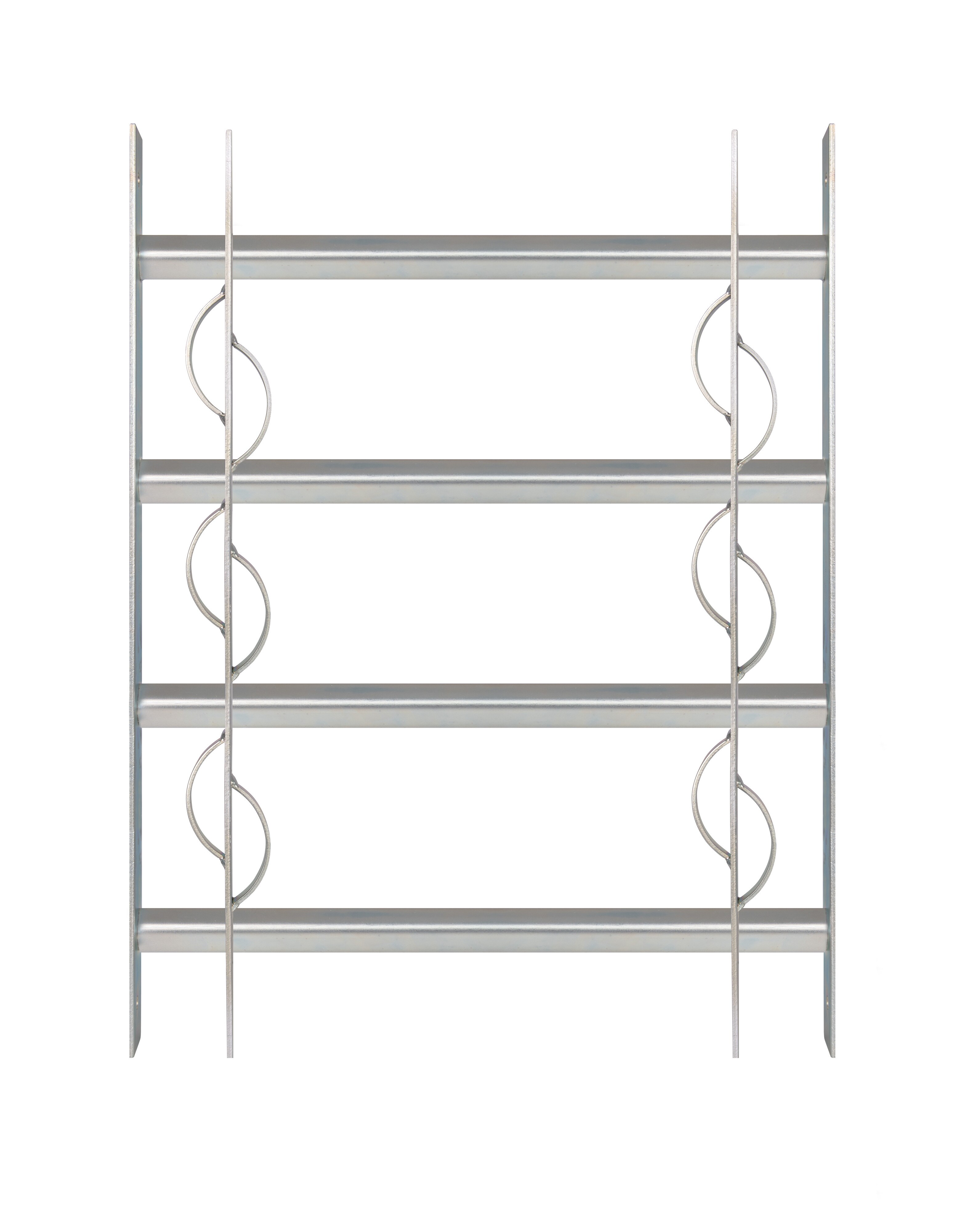 Alberts Fenstergitter Secorino Style 500 - 650&nbsp;x 600 mm Ausziehgitter 