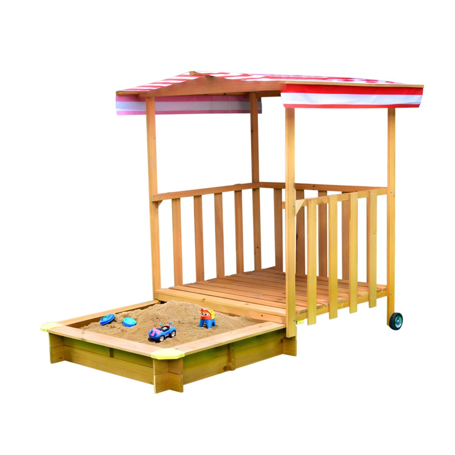 Coemo Spielhaus mit Sandkasten 