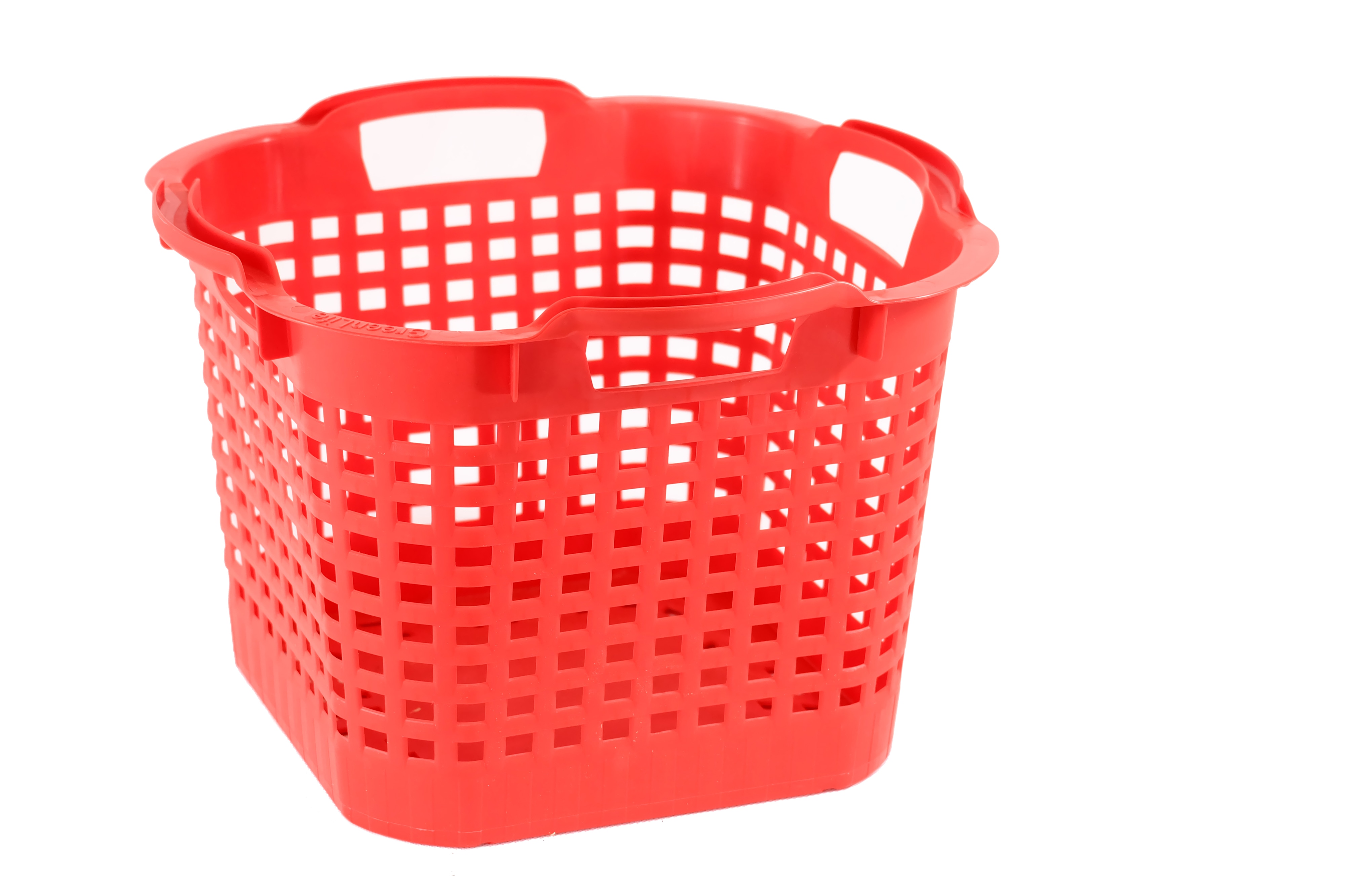 GreenLife Uni-Korb 25 kg, 3 St&uuml;ck, drehstapelbar, rot 