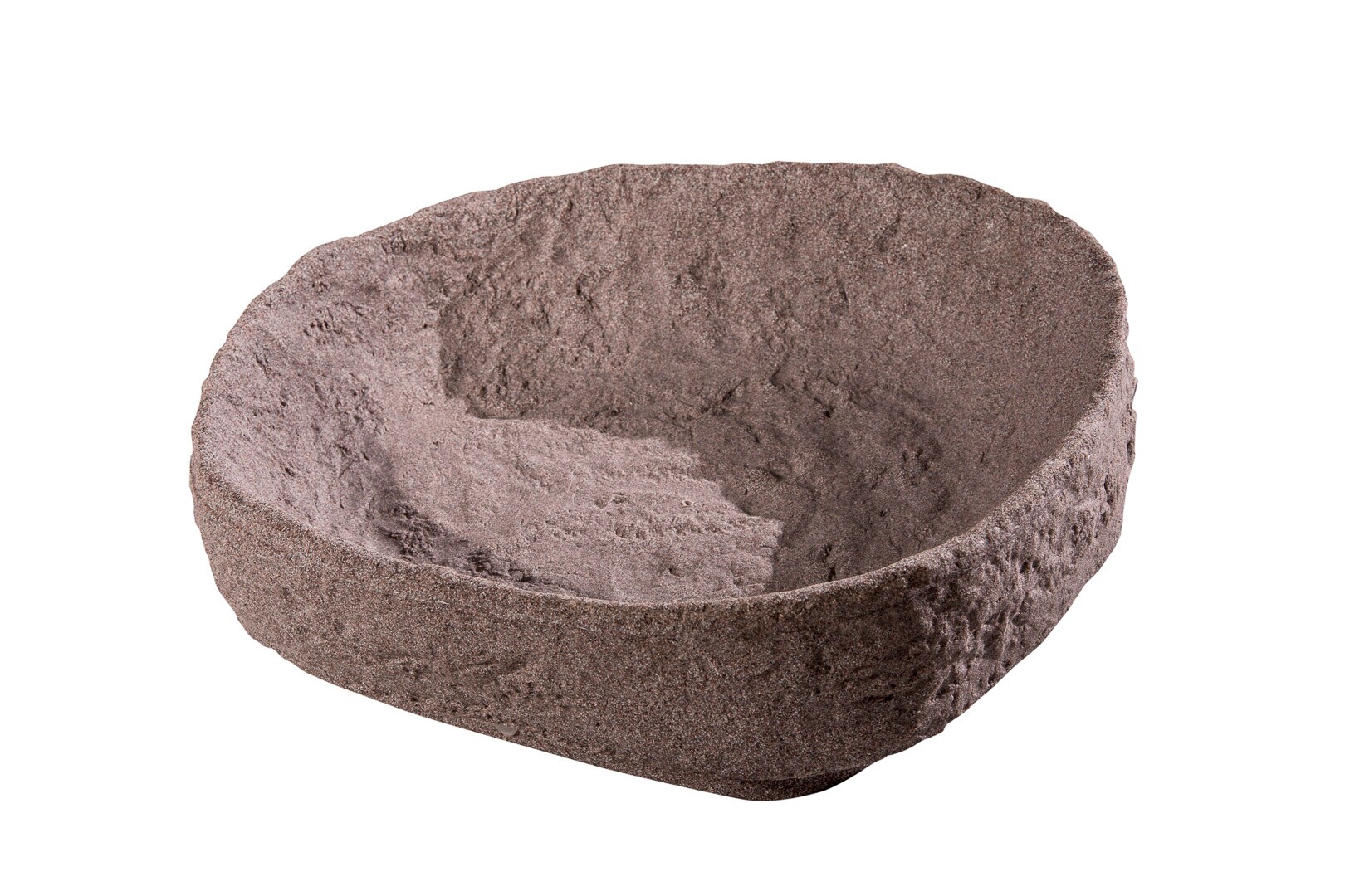 GreenLife Pflanzschale f&uuml;r Dekor-Regenspeicher Hinkelstein granitrot 