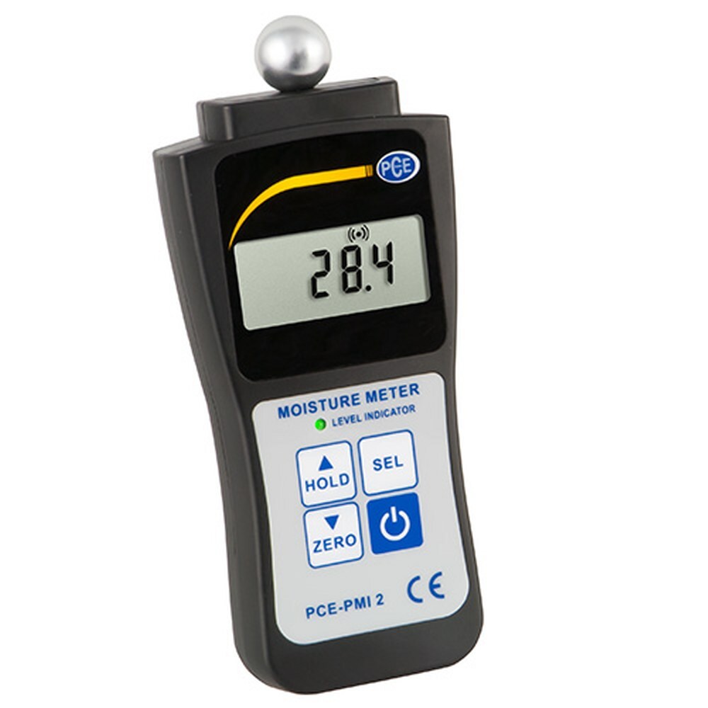 PCE Instruments PCE-PMI 2 Moisture Meter Alarm LED LCD Wood/Concrete