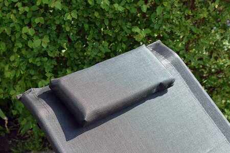 bei Schaukelgartenstuhl bestellen Sonnenliege online CHILLROI® Marktkauf Gartenliege schwarz Liegestuhl