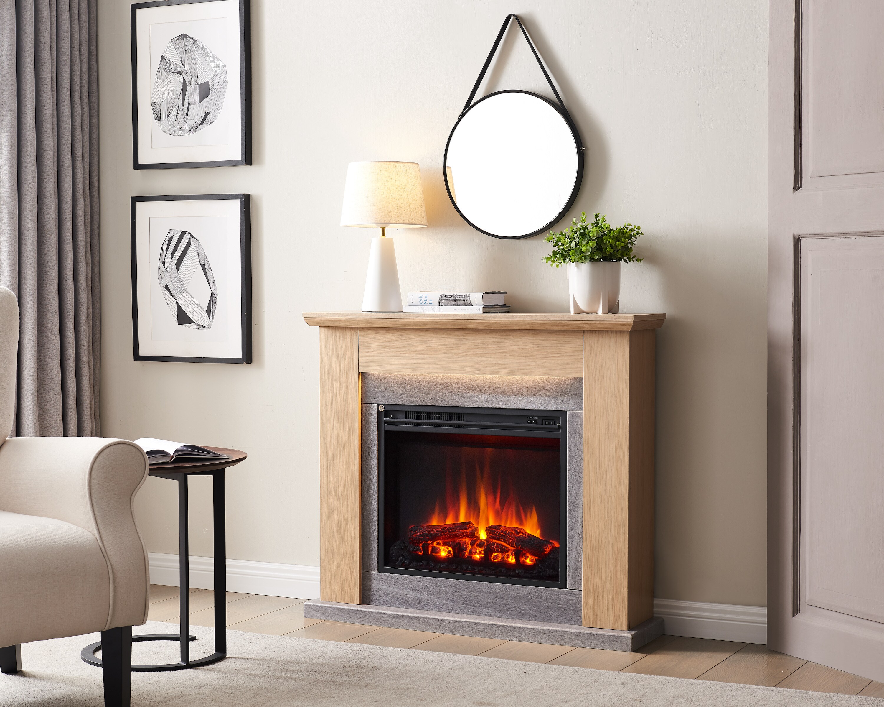 CrownFlame Elektrokamin Hektor 