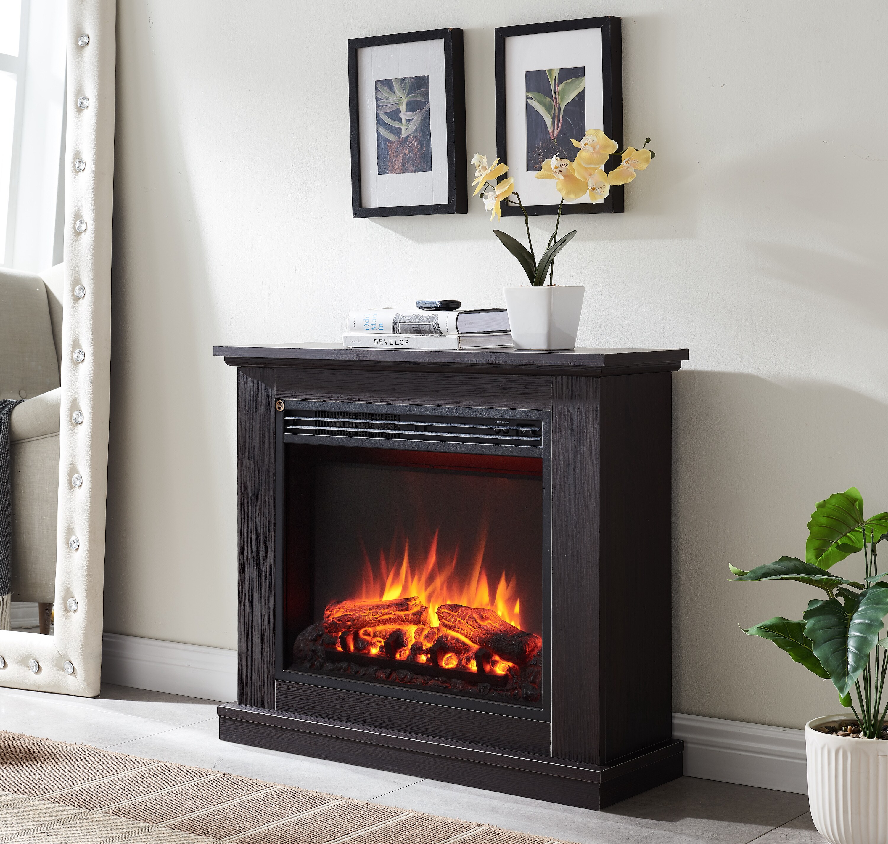 CrownFlame Elektrokamin Phanos 