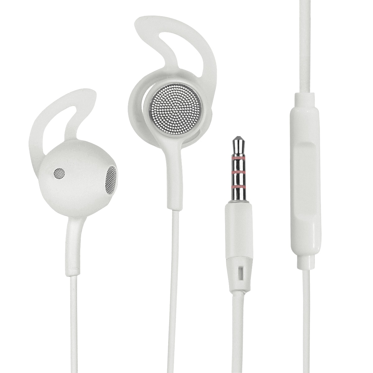 Fontastic In-Ear Headset L180 mit Extra Langem Kabel, wei&szlig; 