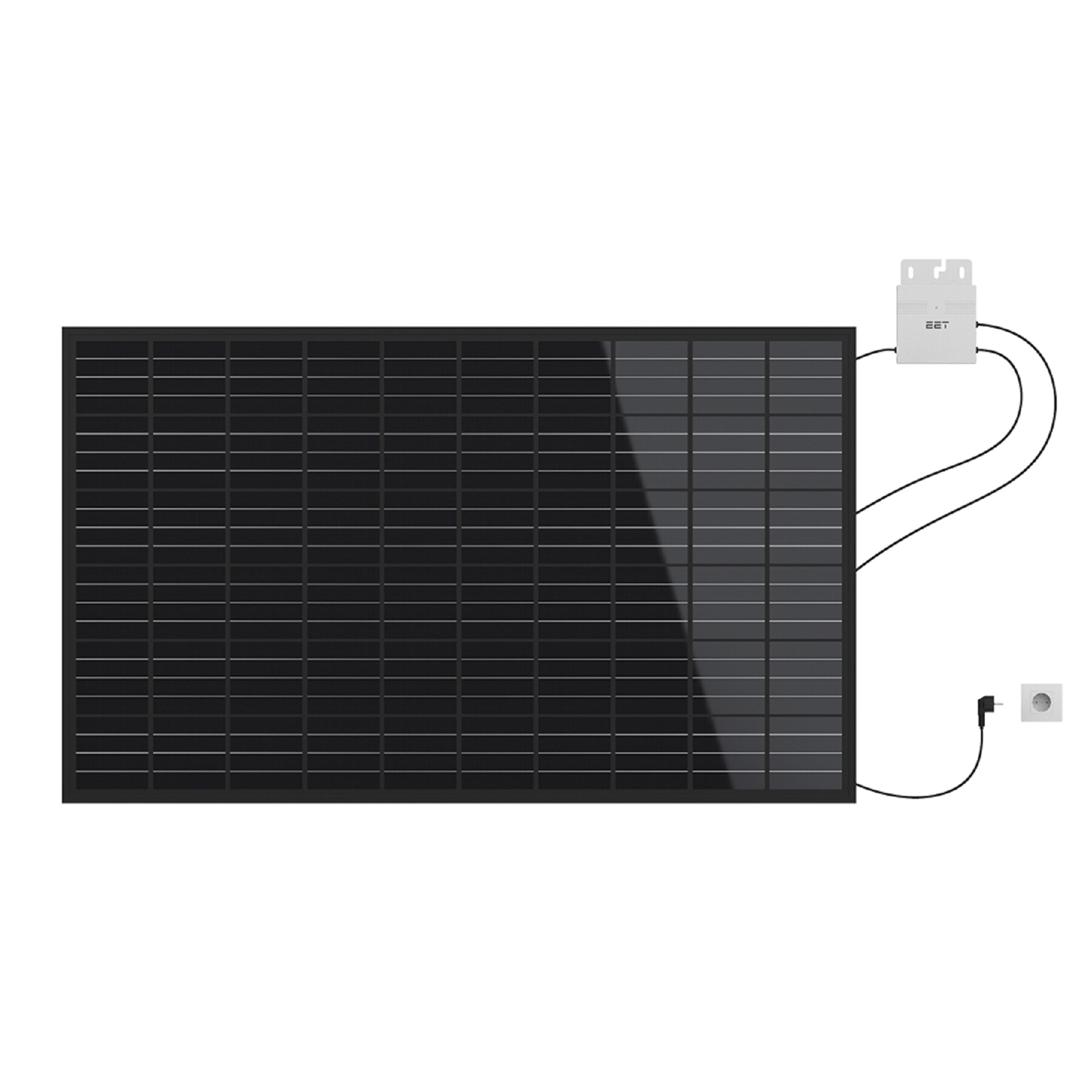 EET Solaranlage LightMate - Plug-in Photovoltaik System mit Schutzkontakt 