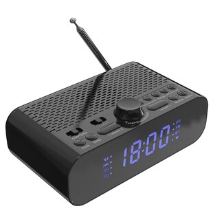 Fontastic DAB+/FM Radiowecker und Drahtloser Lautsprecher sw 