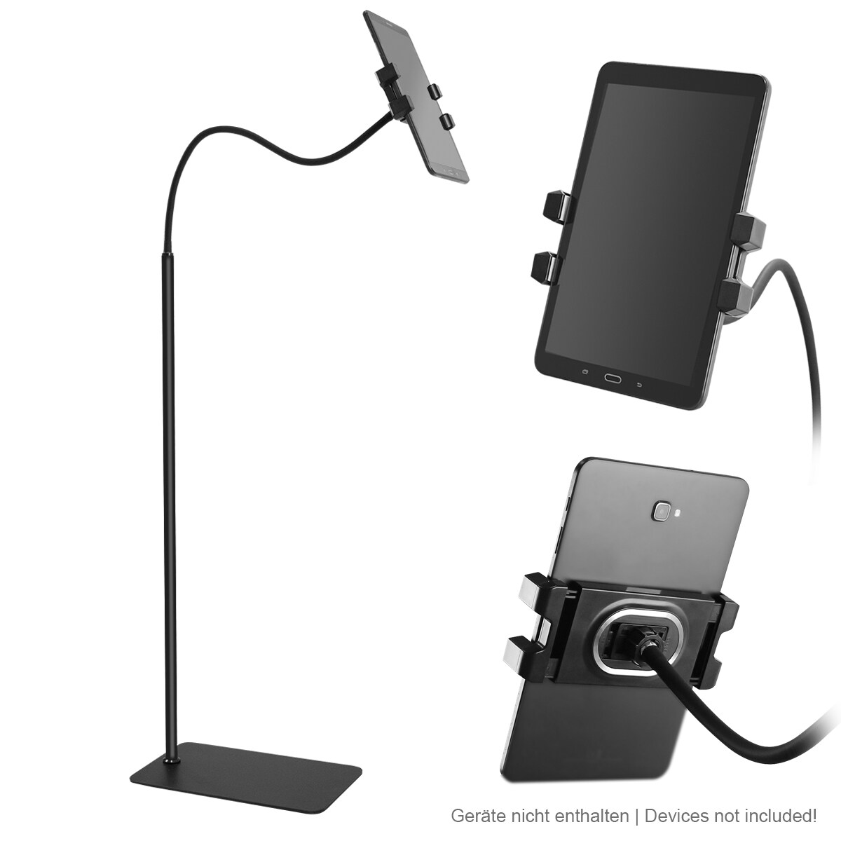 Tablet Bodenst&auml;nder Schwanenhals, inkl Tischklemme 