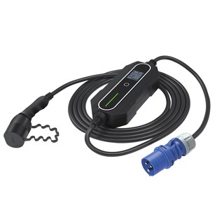 EM2GO Portabler AC Charger 1.4kW 6A fixiert , CEE Blau ideal für Camping ! 