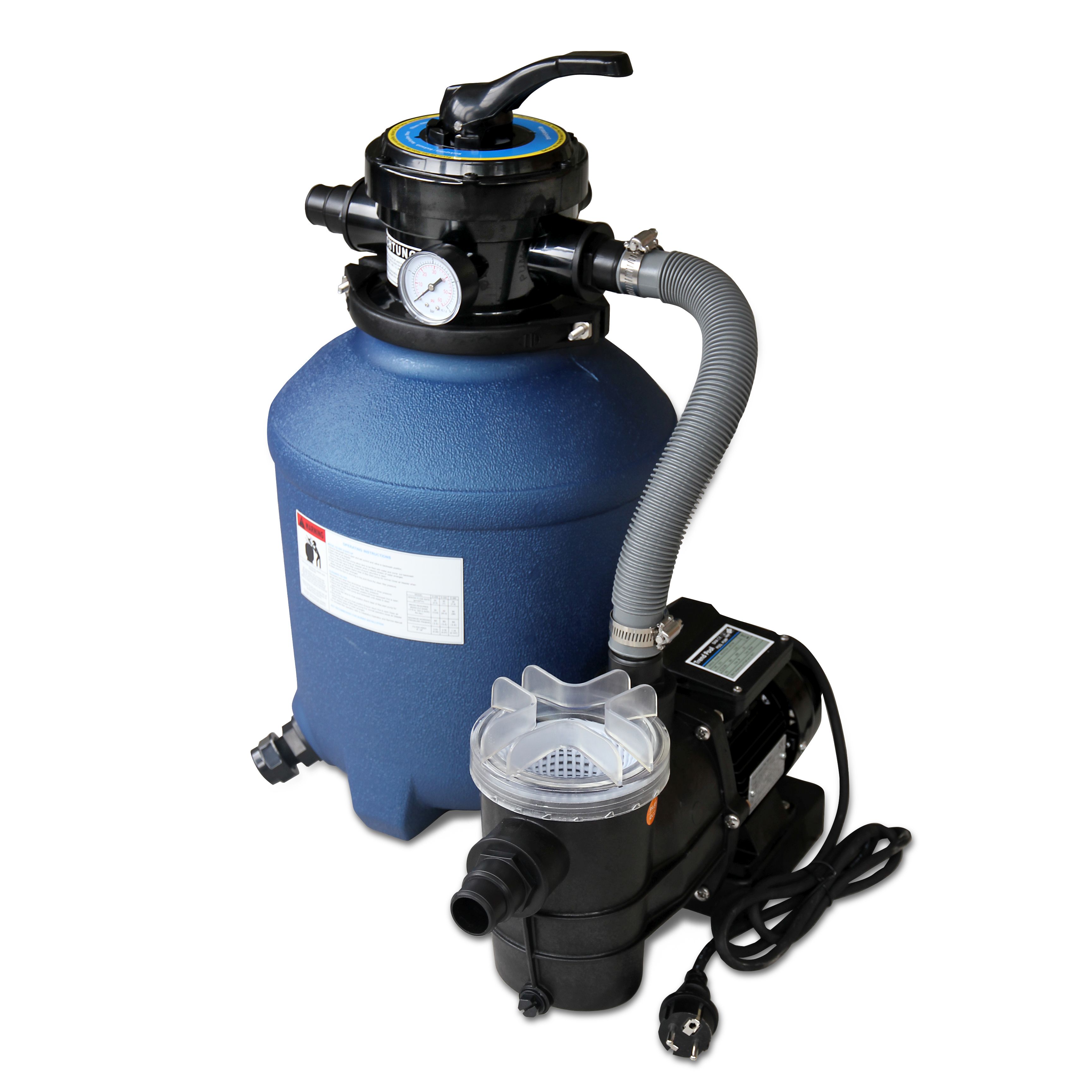 Karibu Poolfilteranlage 6,5m3 bestehend aus Sandfilter, Pumpe 