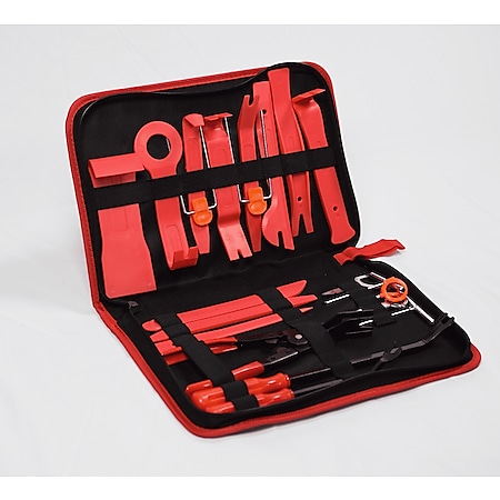 TECH-CRAFT® Demontagewerkzeug, 27-tlg. Montagewerkzeug Werkzeugset Werkzeug  Zangenset Zugring