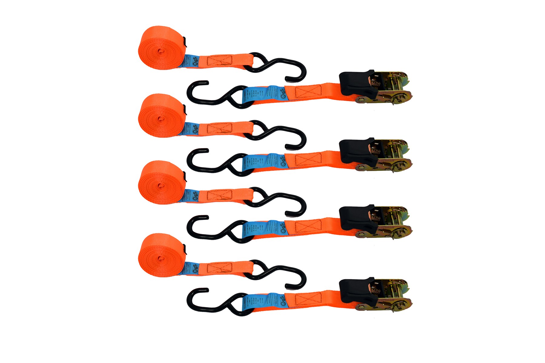 TECH-CRAFT Spanngurt-Set 8tlg. 