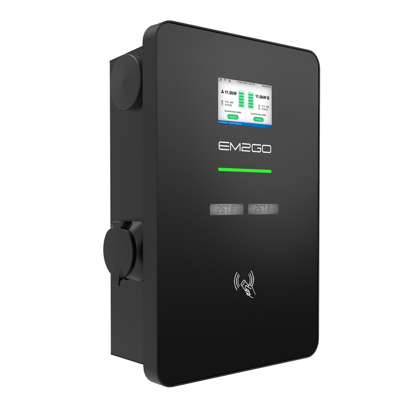 AC Wallbox Duo Power 22kW mit Energiezähler (MID)