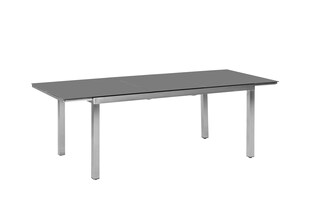 Merxx Ausziehtisch, 180 (240) x 100 cm, Edelstahl 