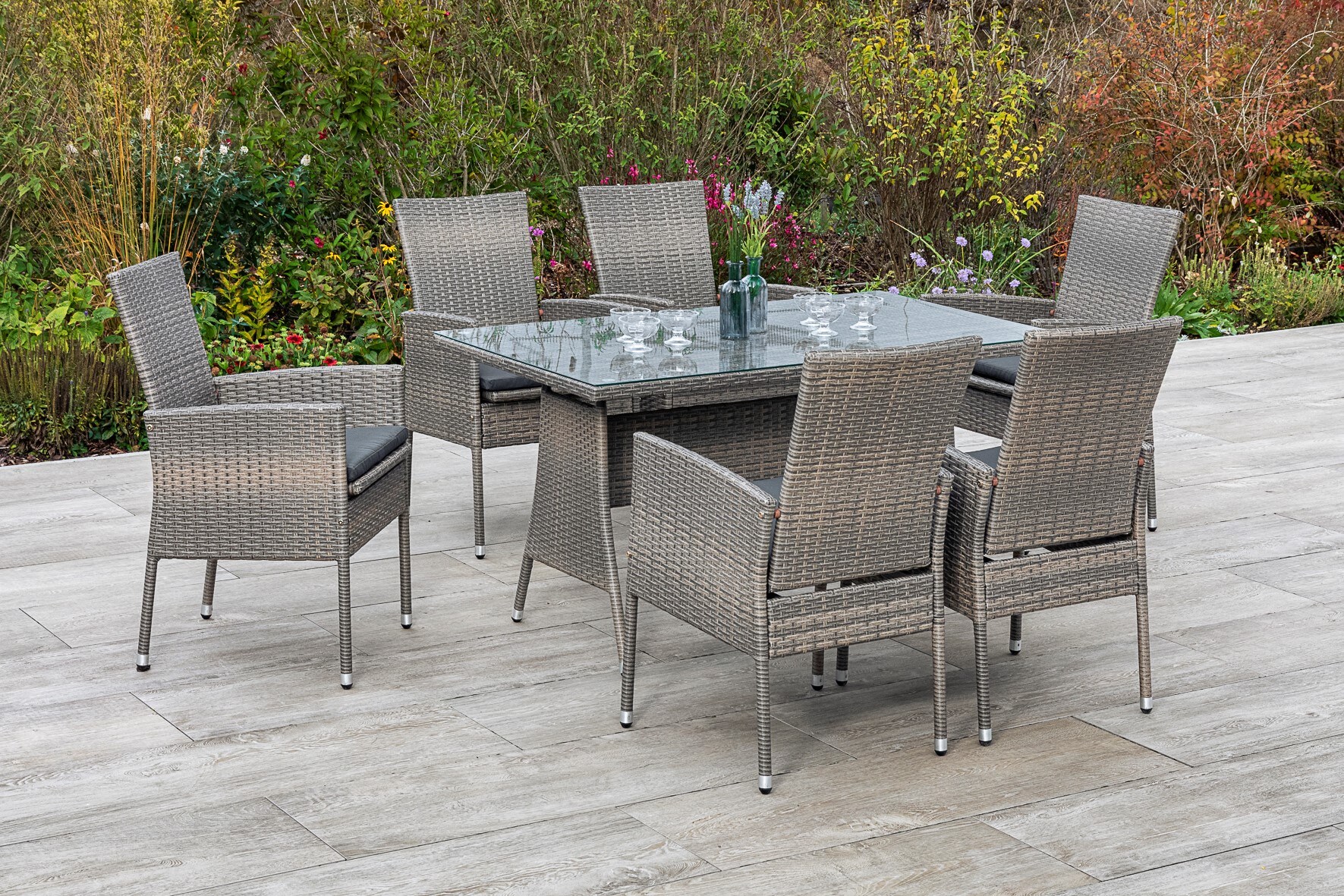 Merxx Sevilla Premium Set 13tlg. rechteckiger Tisch 