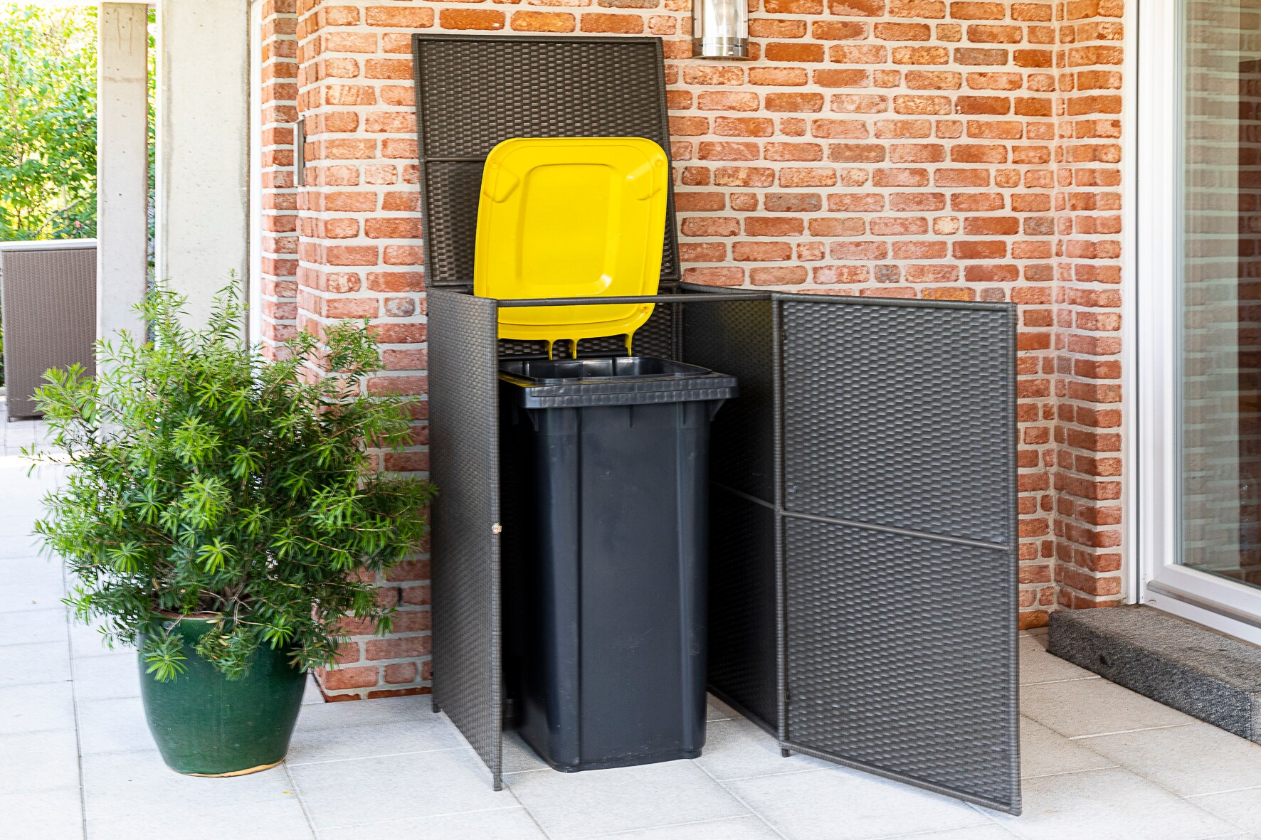 Merxx M&uuml;lltonnenabdeckung 76 x 76 cm 