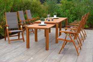 Merxx Acapulco Set 7tlg. Flex Ausziehtisch 