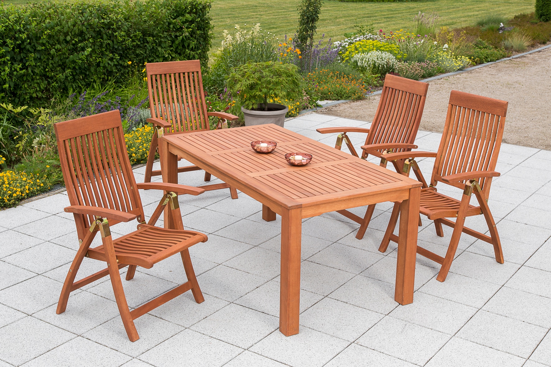 Merxx Comodoro Set 5tlg. Tisch 170x90 cm 