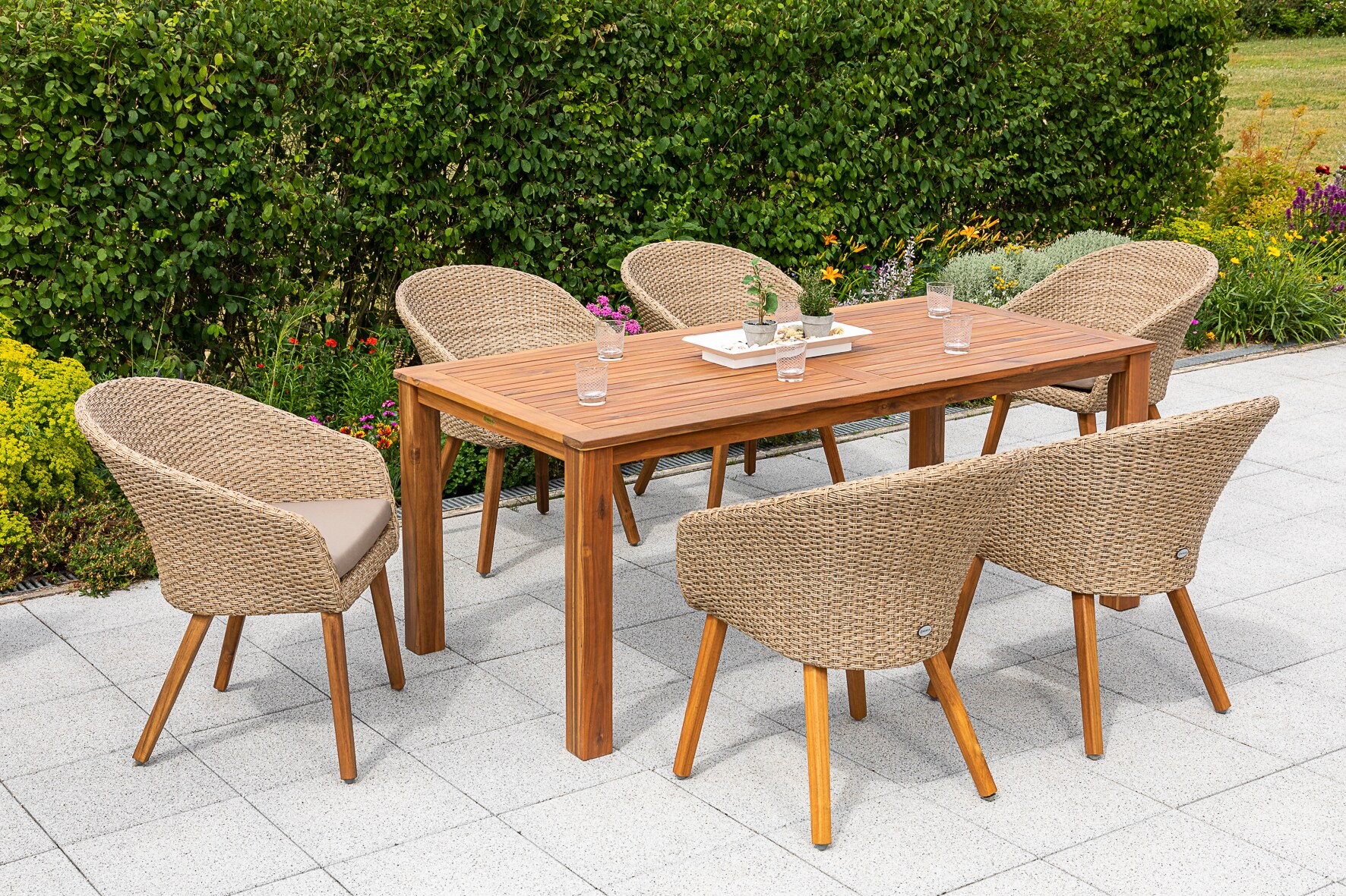 Merxx Arrone Set 7tlg. Tisch 185x90 cm 