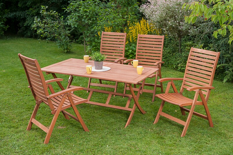 Merxx La Plata Set 5tlg. Klapptisch 